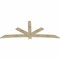 Ekena Millwork Alberta Rough Sawn Timber Gable Bracket, Douglas Fir, 108"W x 45"H x 2"D x 6"F, 10/12 Pitch GBW108X45X0206ALB00RDF - alternate 2